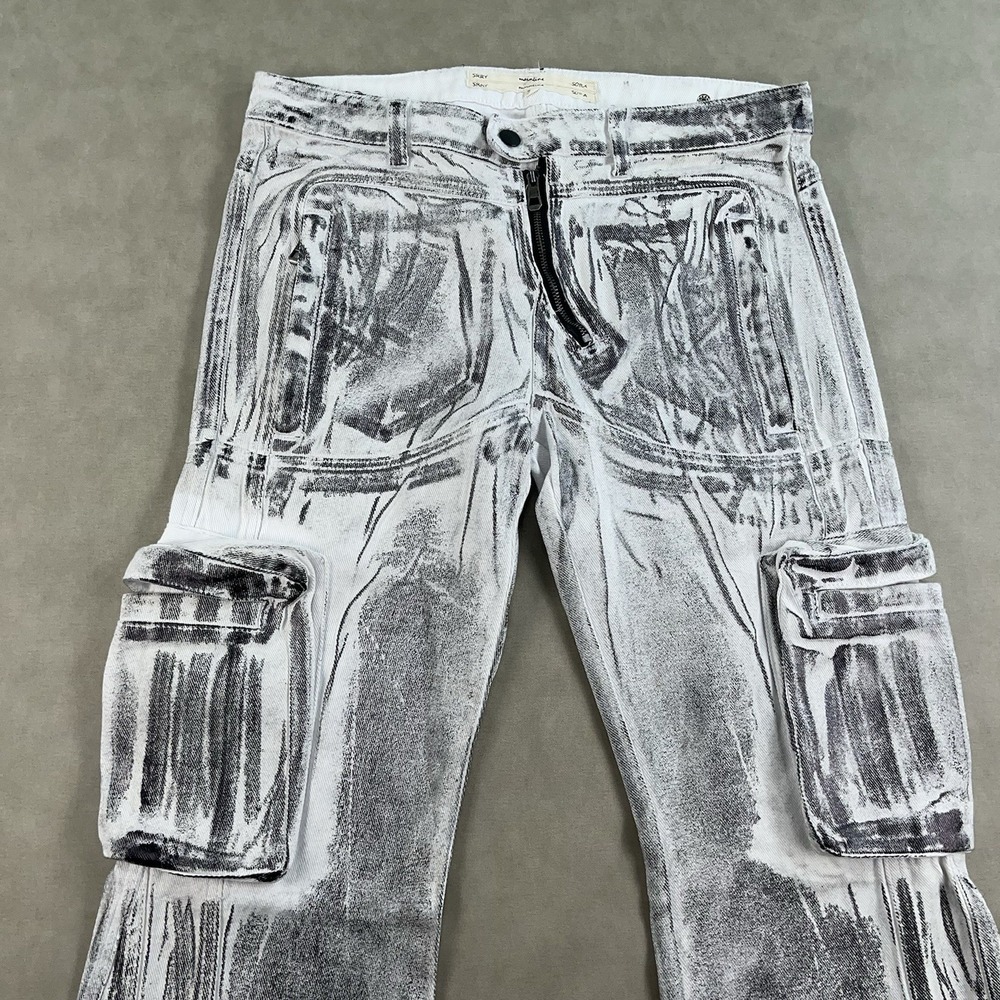 Srry Sora Mainline Bondage Cargo Japanese Handcrafted Denim Size 32 Rick Owens - Picture 3 of 16